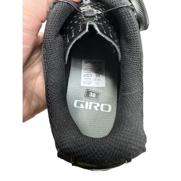 Giro Savix black cycling road shoes size 38 - US 6.5 - Picture 5 of 15